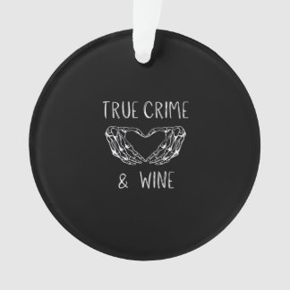 Crime And Wine Skeleton Hands Ornament