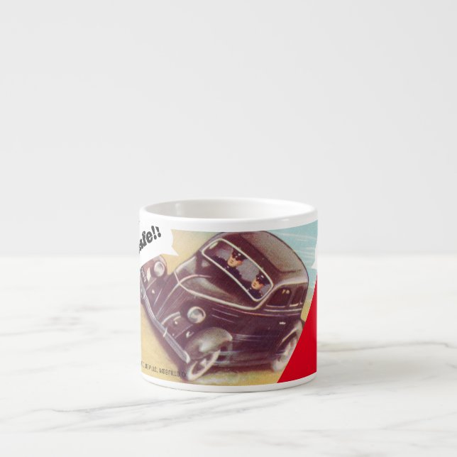 "Crime Club" Espresso Mug (Front)