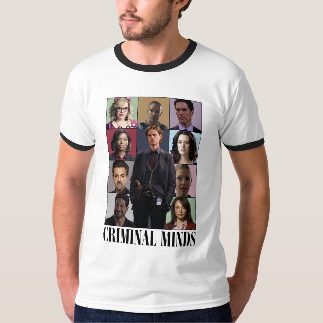 Crime Profiler Team Graphic T-Shirt for Men (Front)