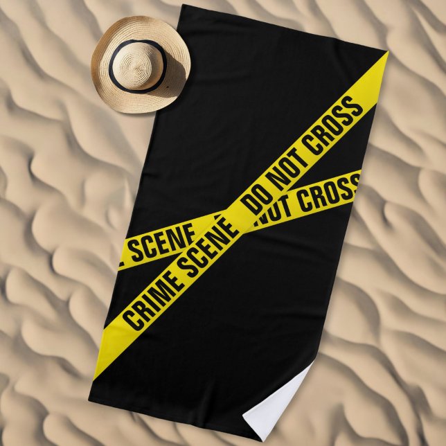 Crime scene beach towel (Creator Uploaded)