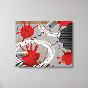 Crime Scene Canvas Print