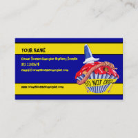 Crime Scene Cupcake Business Card