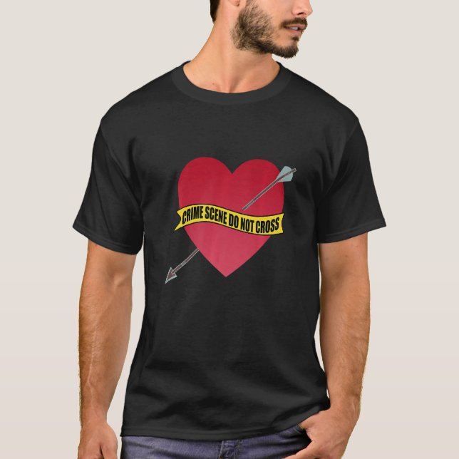 Crime Scene Do Not Cross Failed Marriage Divorce B T-Shirt (Front)