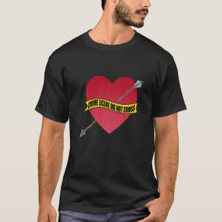 Crime Scene Do Not Cross Failed Marriage Divorce B T-Shirt
