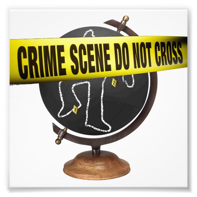 "Crime Scene" Eco-Art Photo Print (Front)