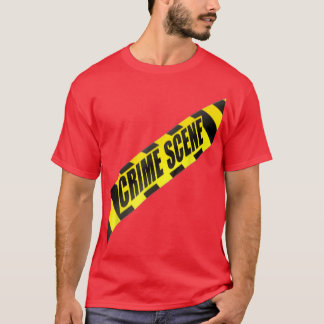 Crime Scene Forensic Tape Police Science Investiga T-Shirt