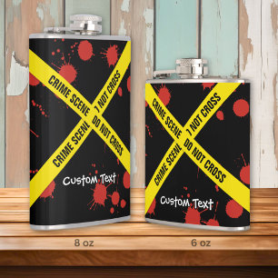 Crime Scene Hip Flask