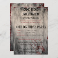 Crime Scene Investigation 20th Birthday Party