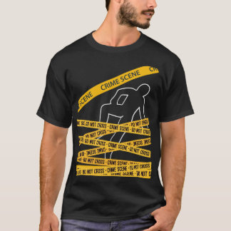 Crime Scene Investigation Tape Design T-Shirt