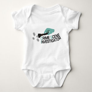 Crime Scene Investigator Baby Bodysuit