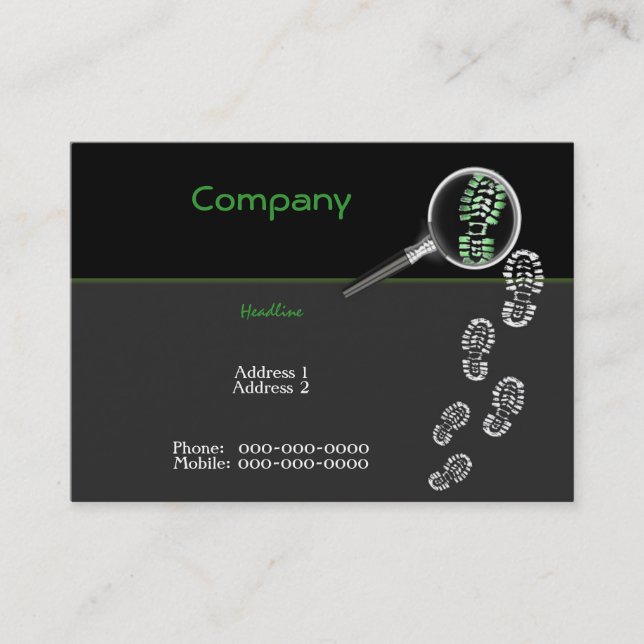 Crime Scene Investigator Business Card (Front)