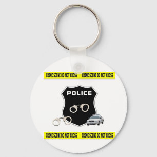 Crime Scene Key Ring