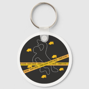 Crime Scene Key Ring