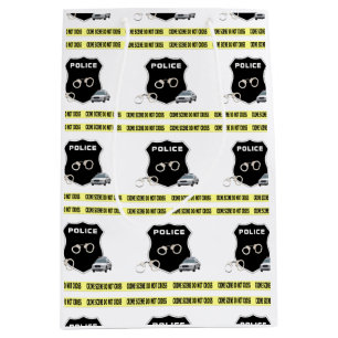 Crime Scene Law Enforcement Medium Gift Bag