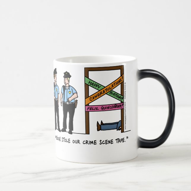 Crime Scene Morphing Mug (Right)
