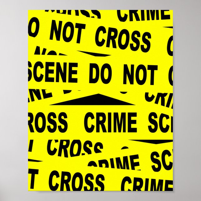 Crime Scene Tape Poster (Front)