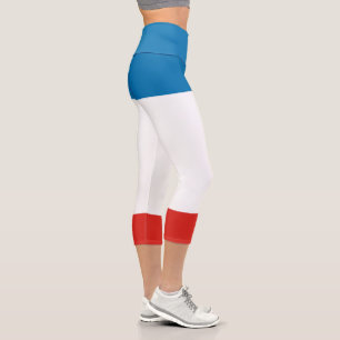 Crimea Flag Capri Leggings