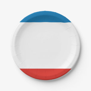 Crimea Flag Paper Plate