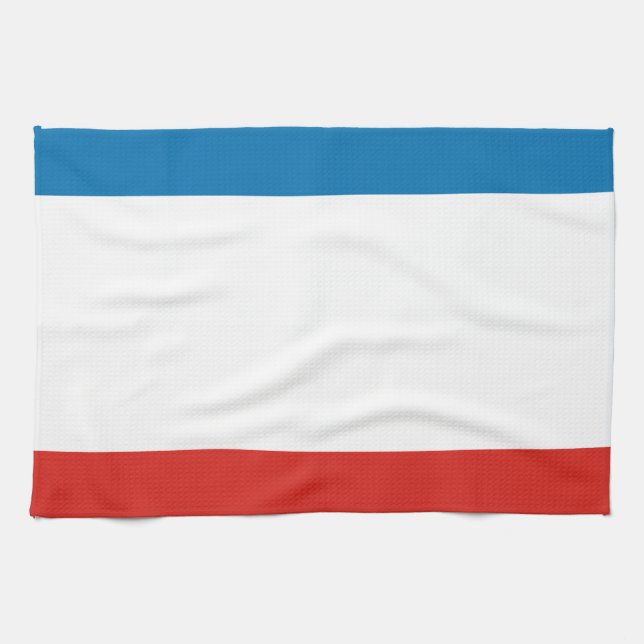 Crimea Flag Tea Towel (Horizontal)