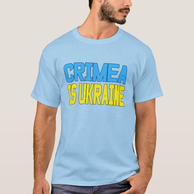 Crimea is Ukraine T-Shirt (Front)