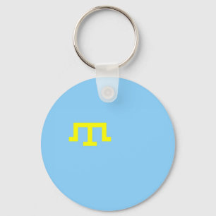 Crimean Tatar people ethnic flag Key Ring