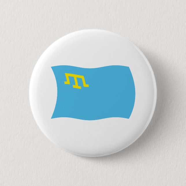 Crimean Tatars Flag Button (Front)