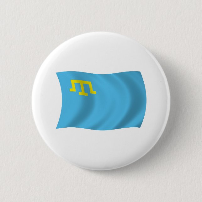 Crimean Tatars Flag Button (Front)
