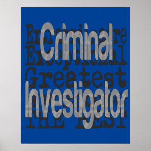 Criminal Investigator Extraordinaire Poster