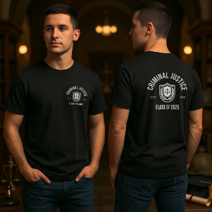 Criminal Justice Graduation Personalized T-Shirt