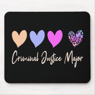 Criminal Justice Major Gift Mouse Pad