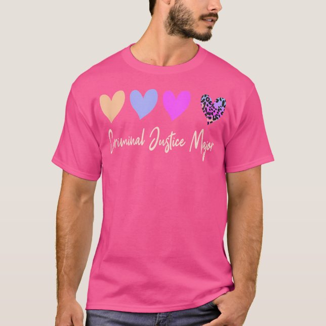 Criminal Justice Major T-Shirt (Front)