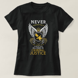 Criminal justice major women gifts  T-Shirt