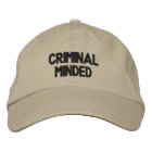criminal minded Adjustable Hat
