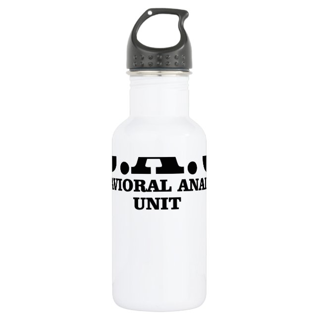 Criminal Minds BAU Behavioural Analysis Unit 532 Ml Water Bottle (Front)