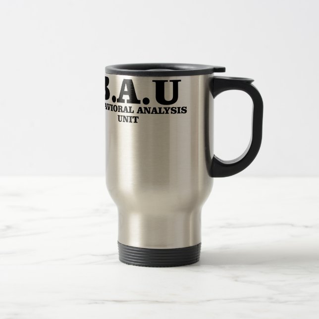 Criminal Minds BAU Behavioural Analysis Unit Travel Mug (Right)