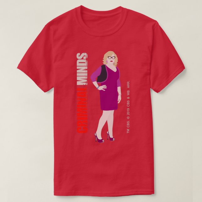 Criminal Minds Garcia 6 T-Shirt (Design Front)