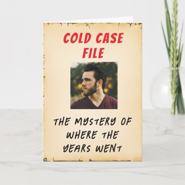 Criminal Minds Inspired Birthday Card | Funny  (Front)