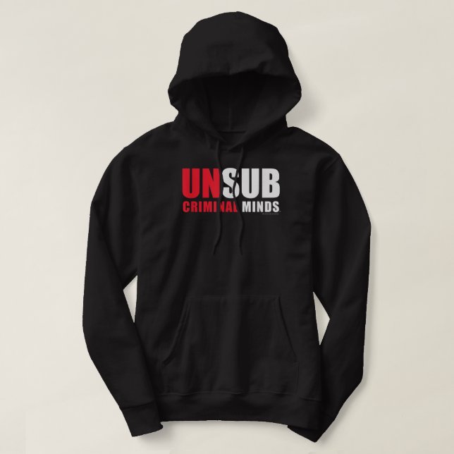 Criminal Minds Unsub  Hoodie (Design Front)