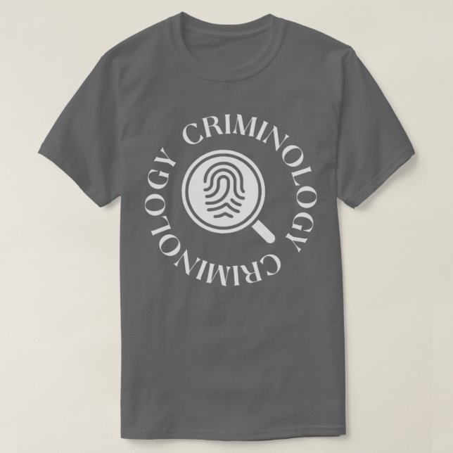 Criminology1 T-Shirt (Design Front)