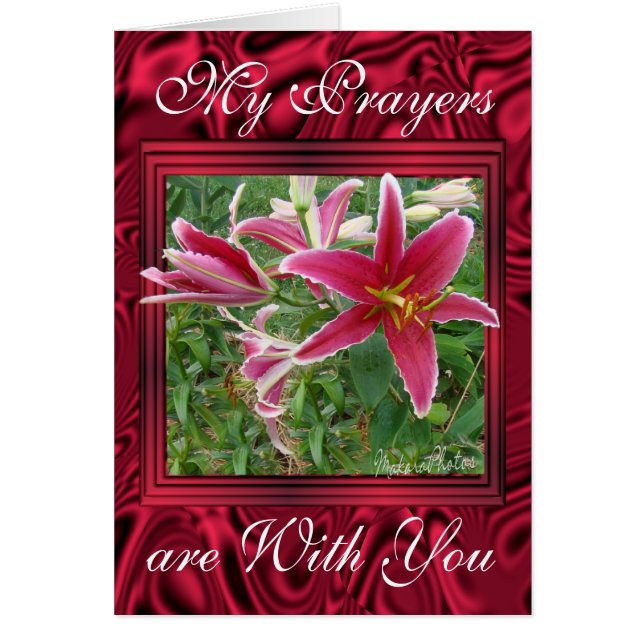 Crimmson Lilies- customise any occasion (Front)