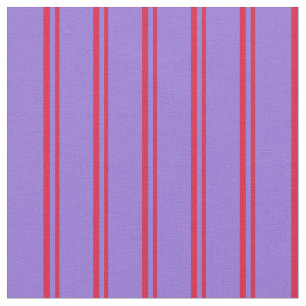 Crimson and Purple Coloured Stripes Fabric