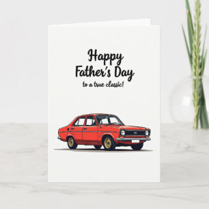 Crimson Auto Fathers Day Card
