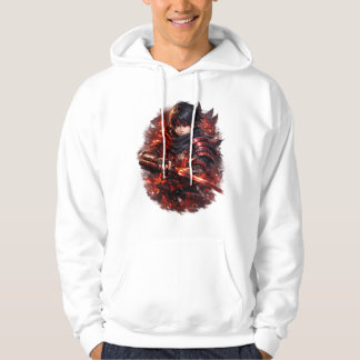 Crimson Blade Samurai Hoodie