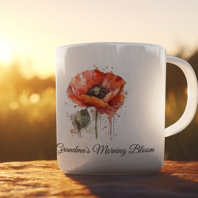 Crimson Bloom, custom Coffee Mug (Creator Uploaded)