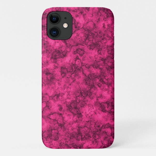 Crimson bright marble pattern Case-Mate iPhone case (Back)