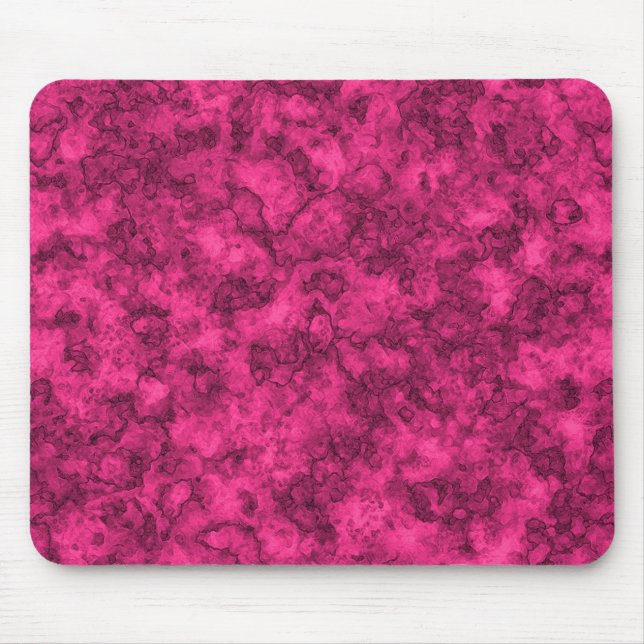 Crimson bright marble pattern mouse pad (Front)