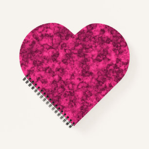 Crimson bright marble pattern notebook