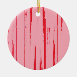 Crimson Candy Pink Ceramic Tree Decoration