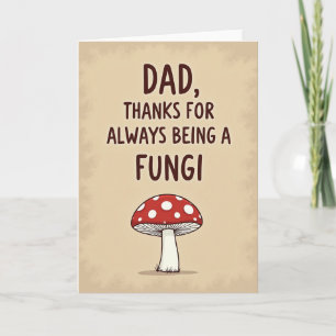 Crimson Capped Fathers Day Card