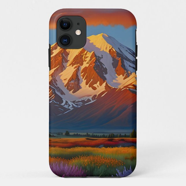 Crimson Clouds over the Valley Case-Mate iPhone Case (Back)